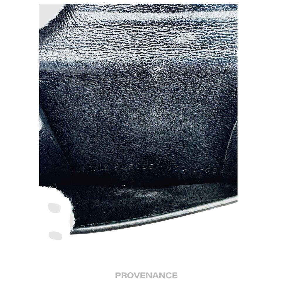 🔴 Balenciaga Logo Trifold Wallet - Black White - Picture 11 of 12